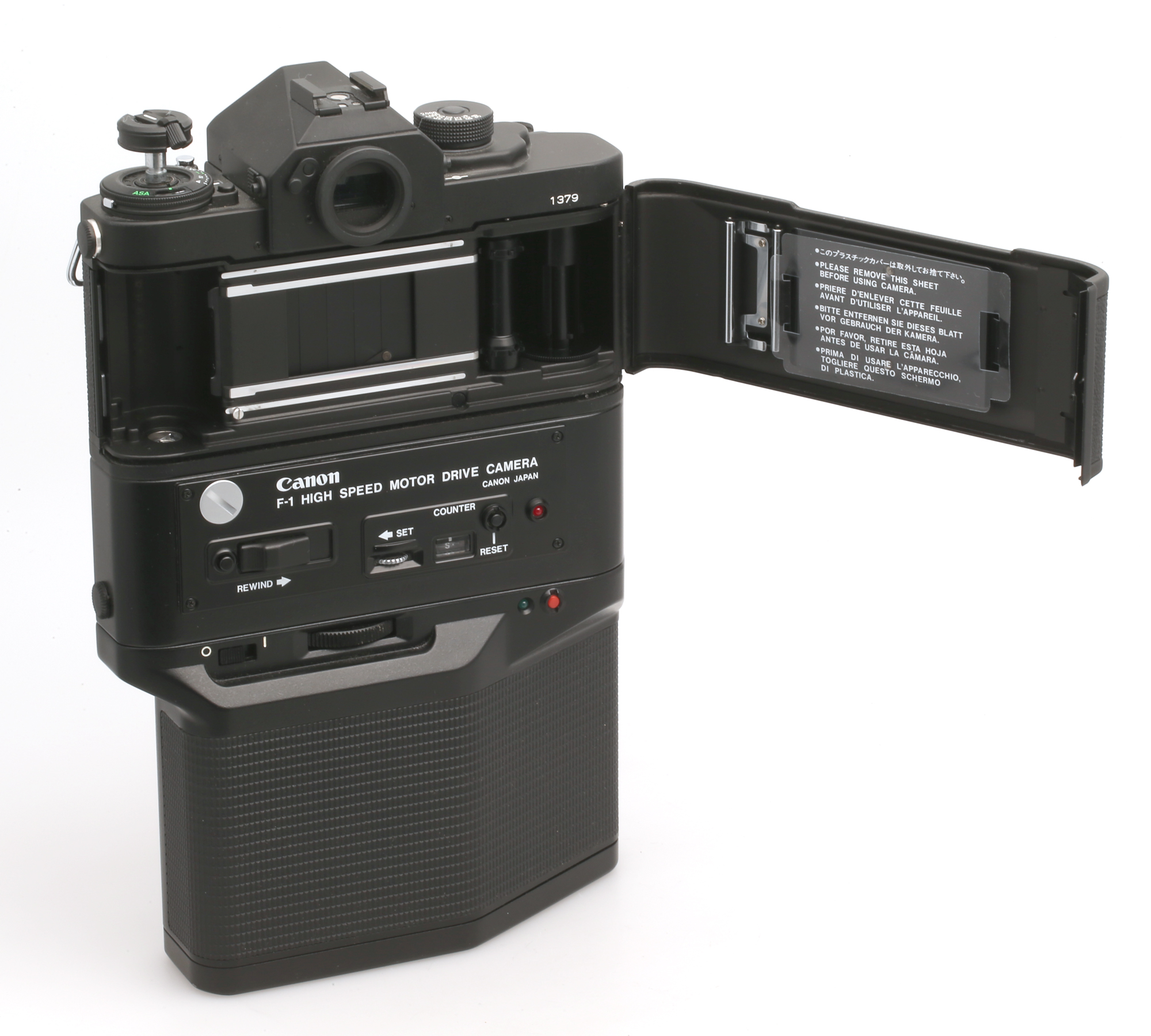 Canon New F-1 High Speed + Canon F-1 High Speed Motor Drive