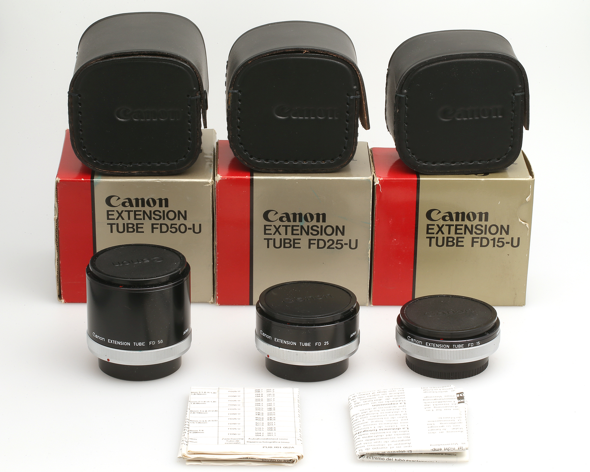 お得，人気セール CANON VARI EXTENSION TUBE M15-25 for FD Mount